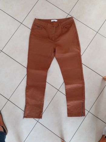 Jeans marron  T40 Jacqueline riu