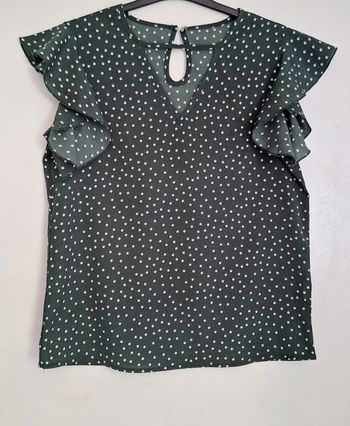 Blouse fluide à pois