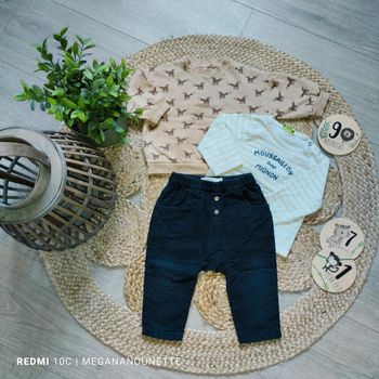 👶 Lot Bébé Garçon 9 Mois 71 cm | Orchestra, Kiabi & TAO 💙