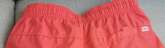 Short de bain Bermuda Ripcurl homme taille S orange - photo numéro 4