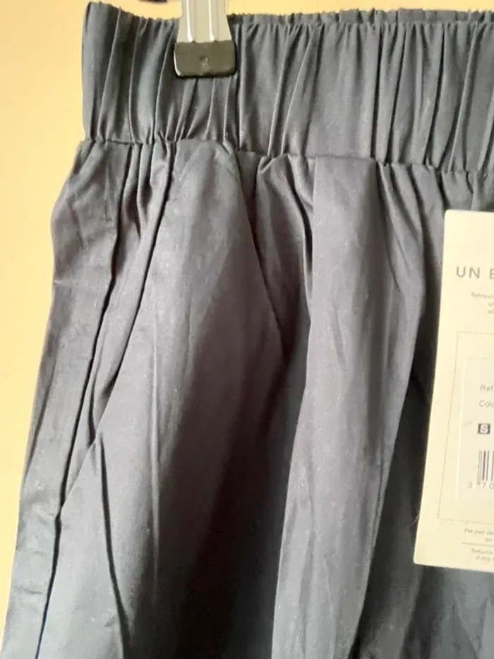 Pantalon marine large - photo numéro 7