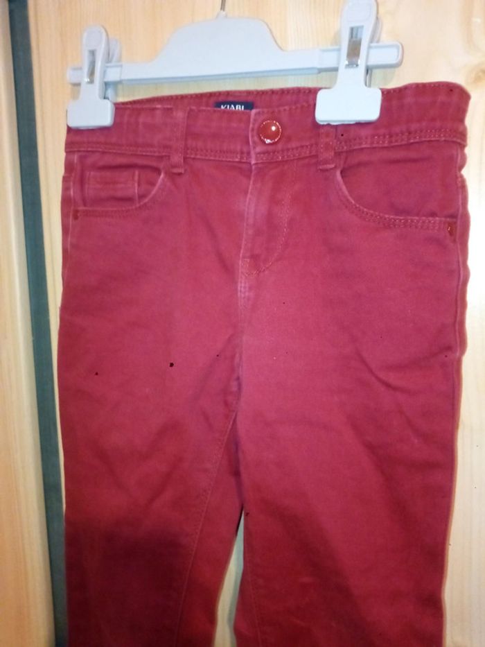 Jean slim bordeaux kiabi - photo numéro 3