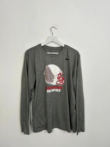 T-shirt Manches Longues Homme Nike Dri-Fit Gris | Taille L | Très Bon État | #TN01