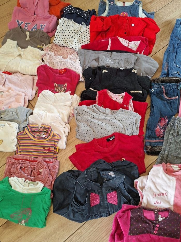 Lot vêtements bébé fille 6 mois hiver - photo numéro 5