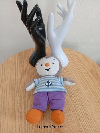 Peluche T'choupi 22cm marin bon état dessin animé tchoupi et doudou