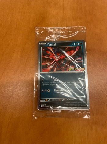 Carte promo yveltal stamp mega evolution