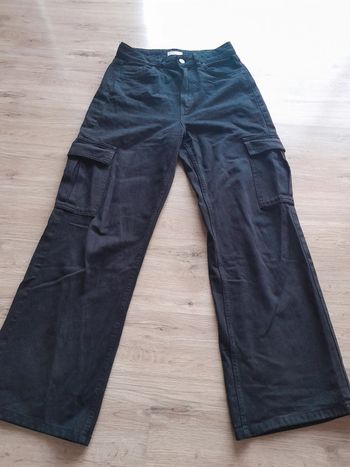 Jean cargo noir taille 38