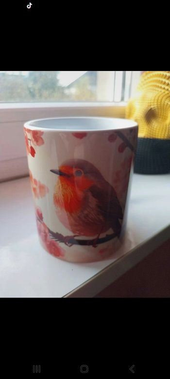Mug oiseau sur branche