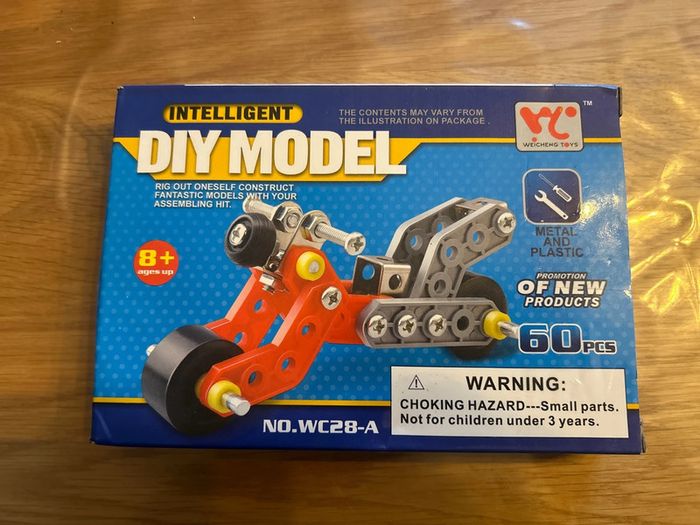 Moto à construire Intelligent DIY Model weicheng toys