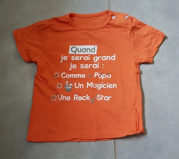 T-shirt MC 12 mois