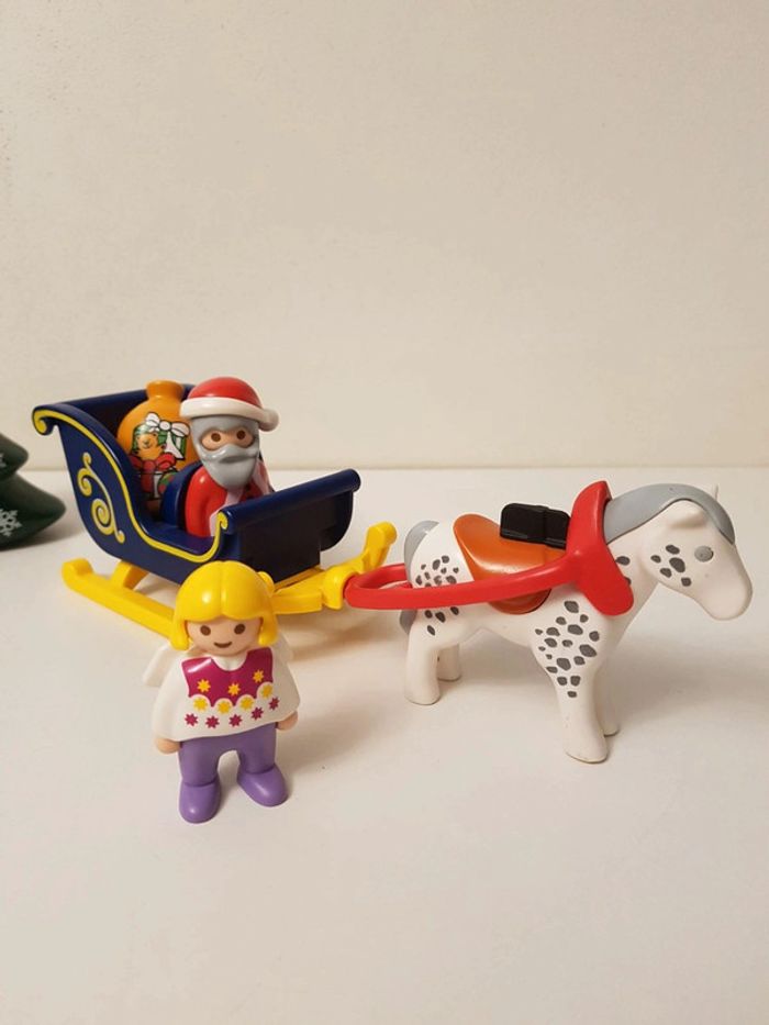 Traineau, père-noël, ange et sapin Playmobil 123 junior - photo numéro 4