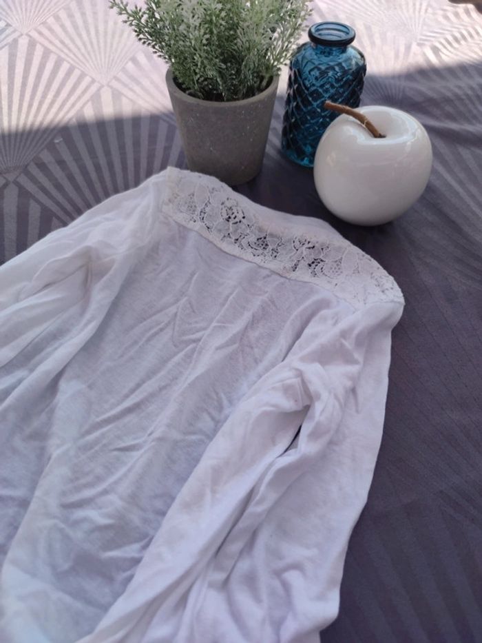 Gilet léger blanc - photo numéro 2