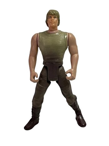 Figurine Star Wars the Power of the force Luke Skywalker Dagobah Kenner 1995 10 cm