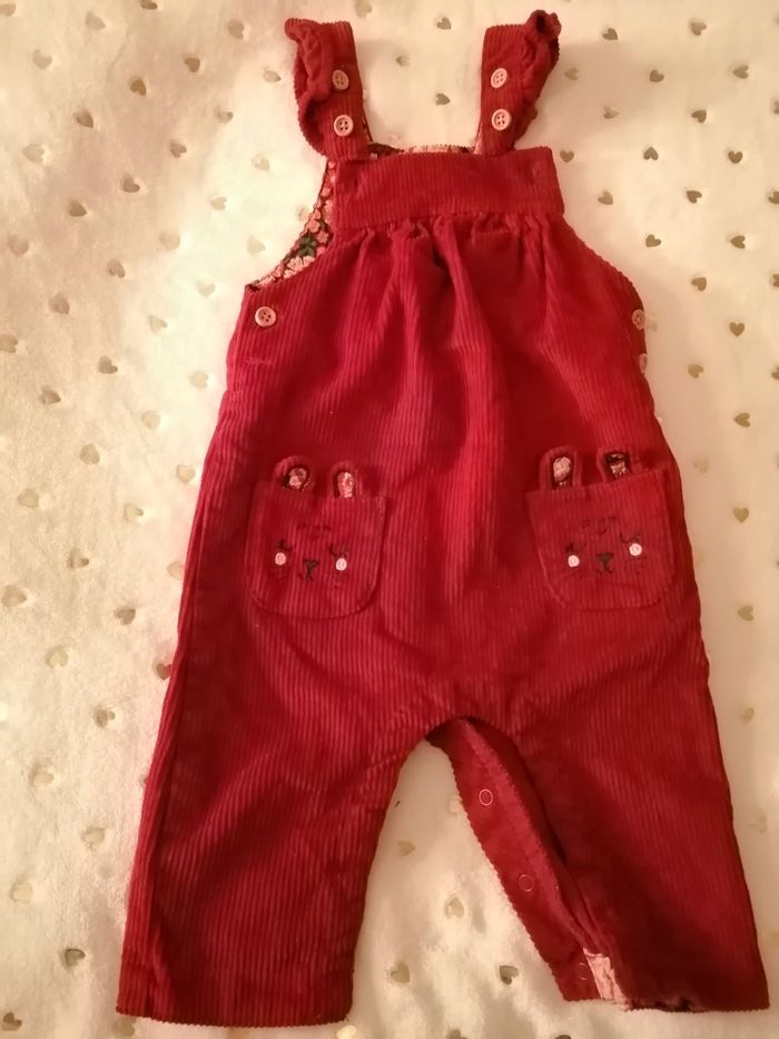 Salopette bébé fille 9 mois dpam