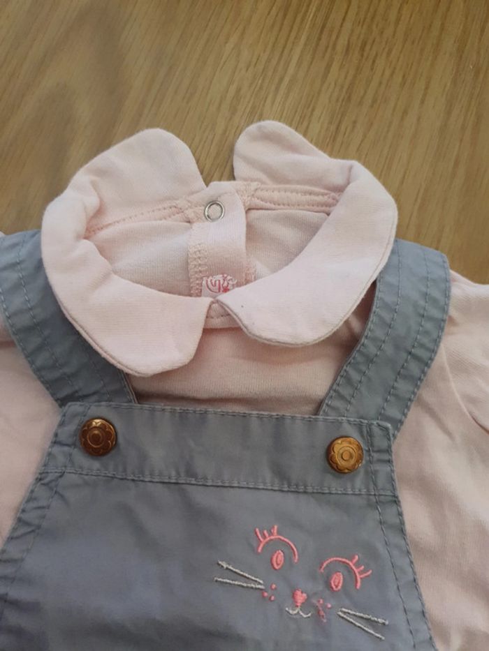 ensemble 3 mois fille baby by gemo - photo numéro 3