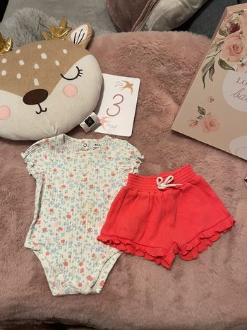 Ensemble body short 6M