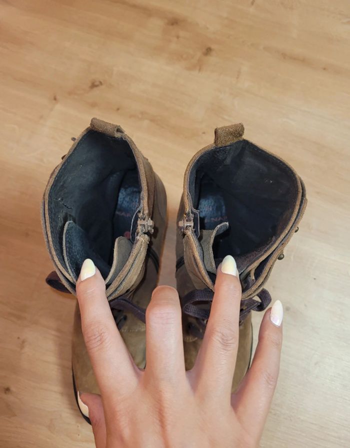 Bottillons à talons et lacets femme Naf Naf taille 41 - photo numéro 4
