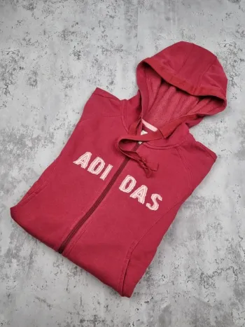 Gilet zippé capuche Adidas bordeaux, M Femmes
