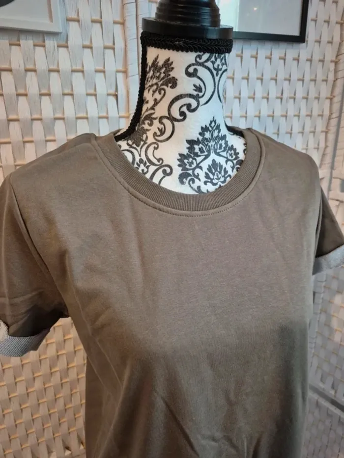 💕Jolie Robe T-shirt / Sweat Kaki JDY femmeTaille M/ 38 💕 - photo numéro 5