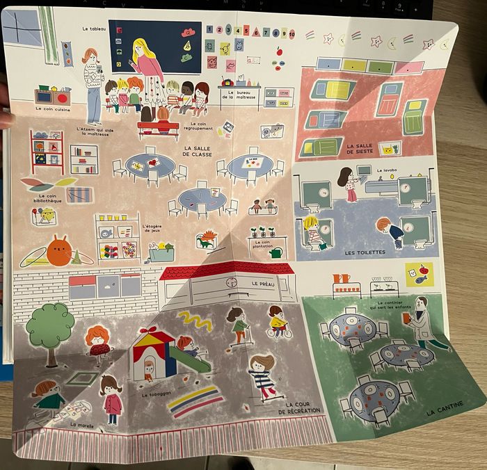 Livre imagier ludique pop-up école bienvenue en maternelle - photo numéro 5