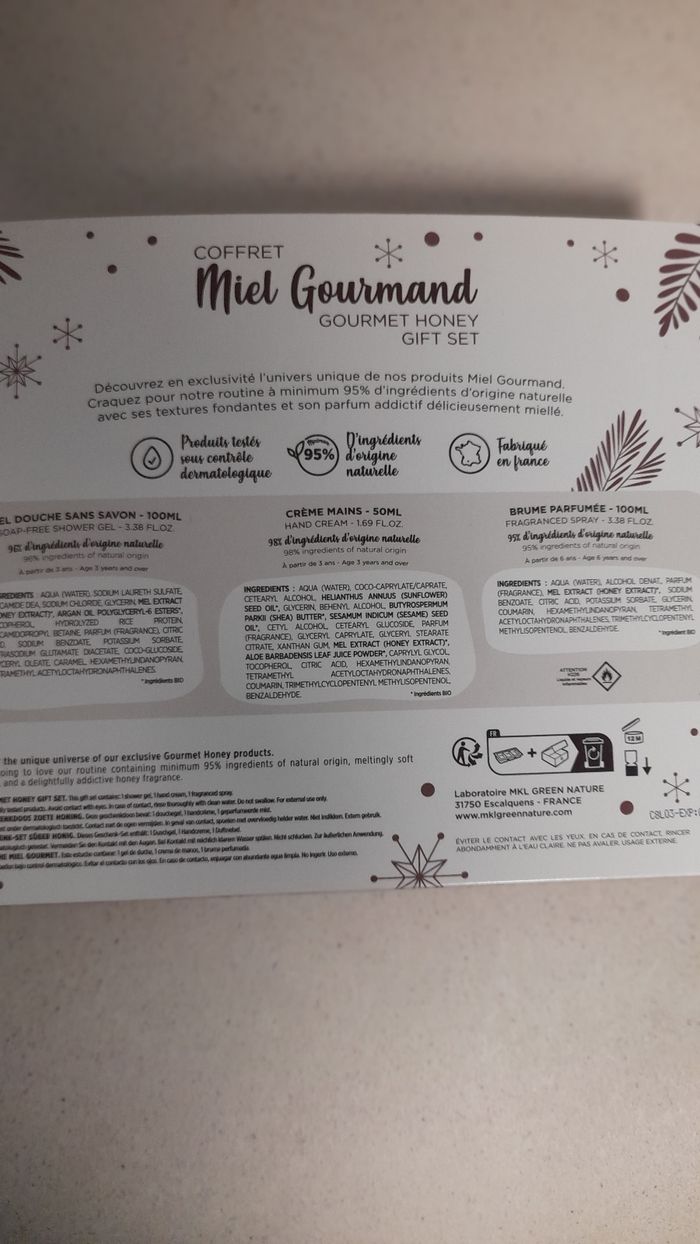 Coffret beauté cadeau Noël édition limitée MKL - photo numéro 6