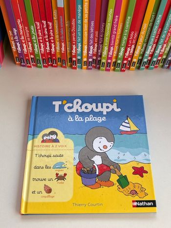 Livre tchoupi à la plage 