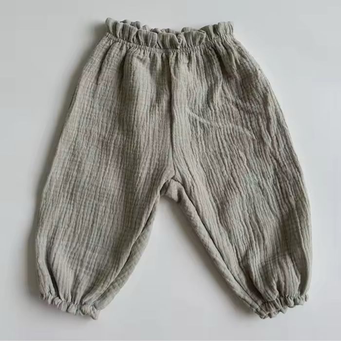 Pantalons en lin léger pour enfant - photo numéro 5