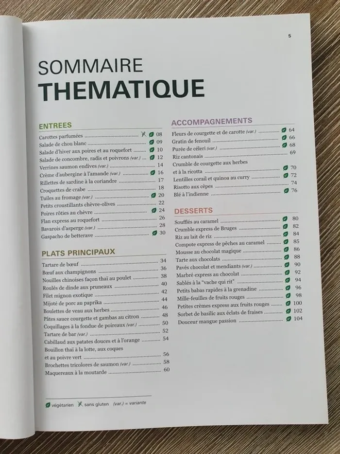 Livre de recettes pour Thermomix Cuisine Rapide - photo numéro 3