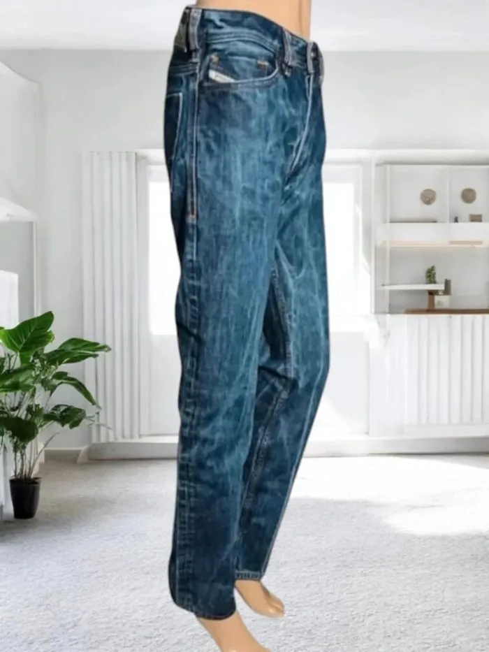 Jean Diesel koolter ,coupe slim regular tapered ,taille haute ,100 % coton - photo numéro 3