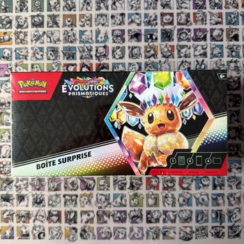 Boîte Surprise Pokémon EV8.5 Évolutions Prismatiques 