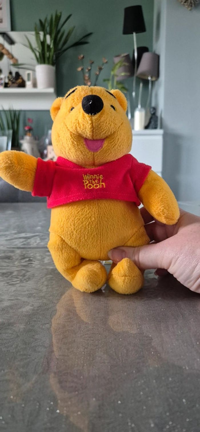 Peluches Winnie,  tigrou, Éphélant,  Bourriquet et maître hibou Disney - photo numéro 5