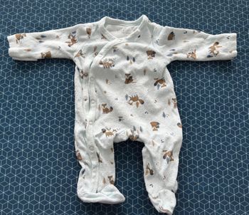 Pyjama velour naissance