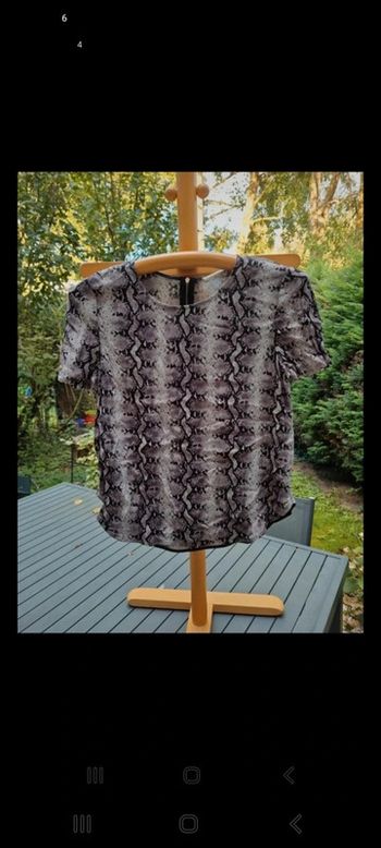 Chemisier ba&sh motif python taille e