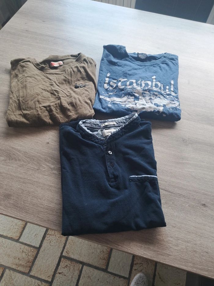 Lot de 3 t-shirts homme manche courte taille L