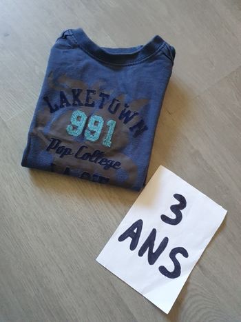 Maillot t-shirt 3ans garçon