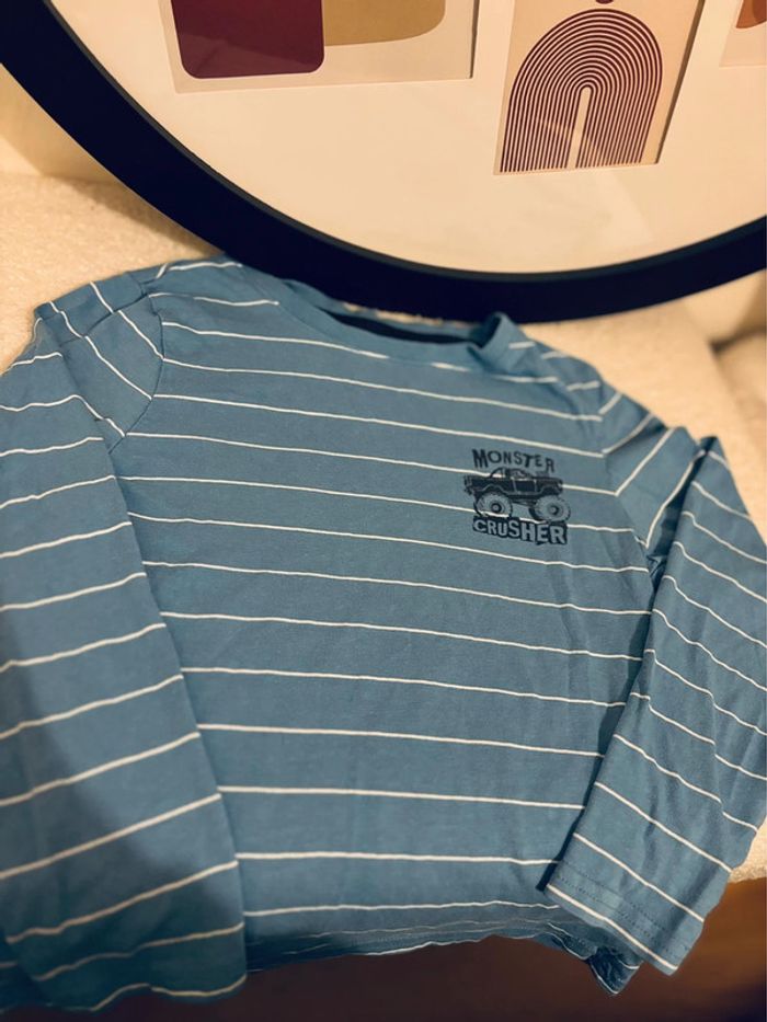 Lot tee shirt manches longues kiabi - photo numéro 8