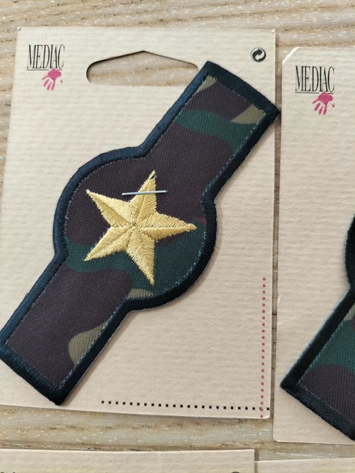 Thermocollants style militaire pour accessoiriser un vêtement - photo numéro 3