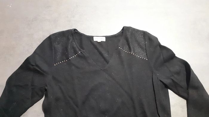 Pull fin noir - photo numéro 2