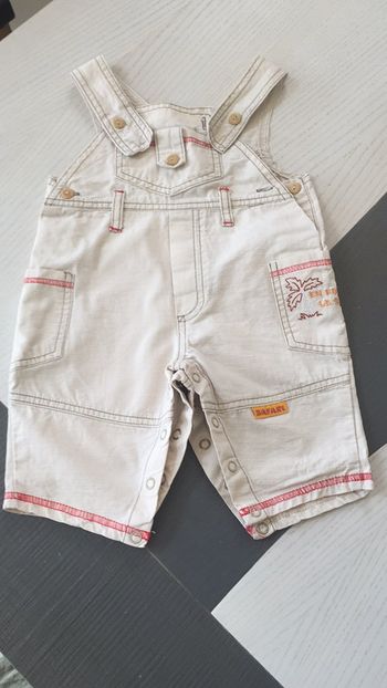 Salopette short Safari 3mois