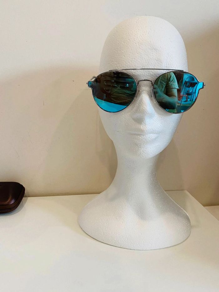 Lunette de soleil miroité en bleu UV protection catégorie 3 - photo numéro 9