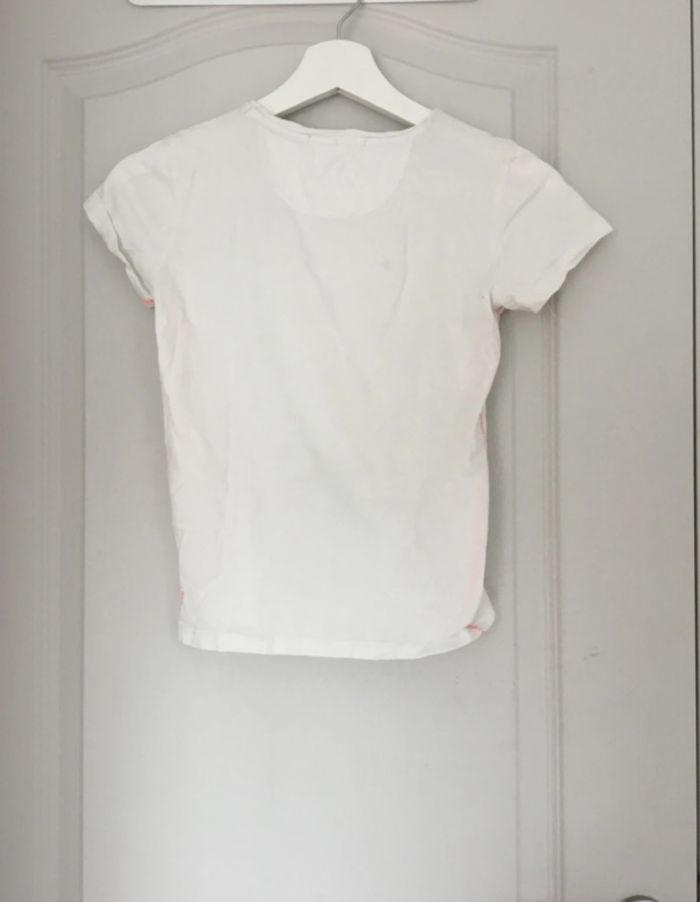 T shirt blanc avec drapeau de l’Angleterre - photo numéro 4