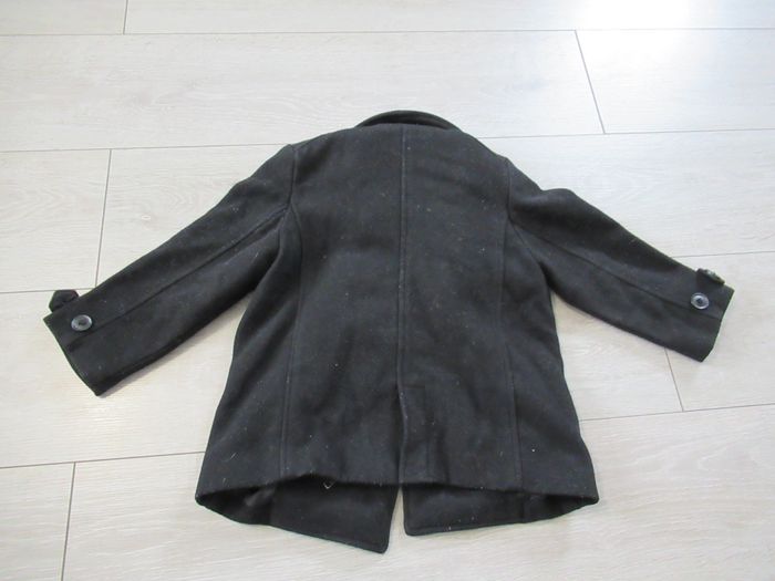 Manteau caban noir garçon H&M Taille 2 - 3 ans - photo numéro 4