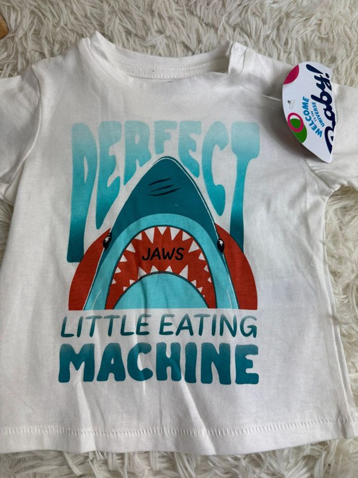 Lot de 2 tshirts Welcome Baby taille 9 mois - photo numéro 5