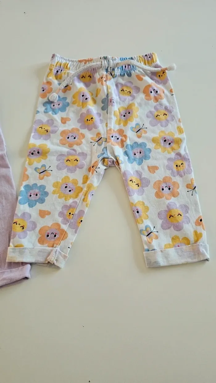 Lot 2 leggings 6 mois - photo numéro 3