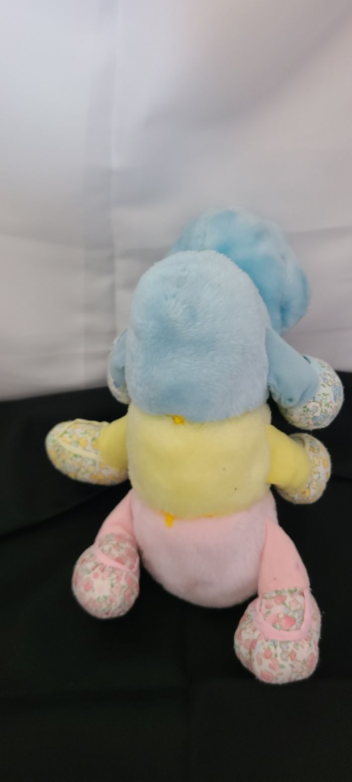 ANCIENNE PELUCHE CHENILLE Mille Papattes Vintage grelot - photo numéro 6