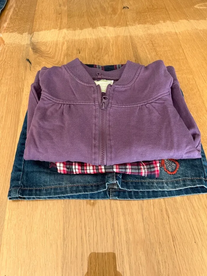 Gilet chemise jupe 8 ans - photo numéro 2