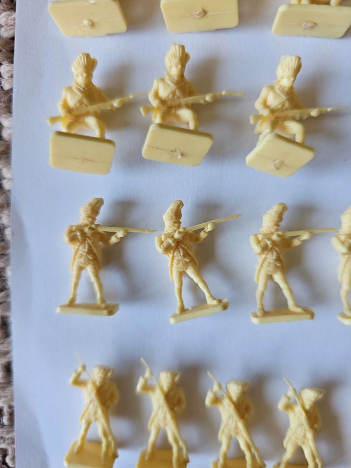 Petits soldats airfix grenadiers anglais guerre d'indépendance d'Amérique - photo numéro 4