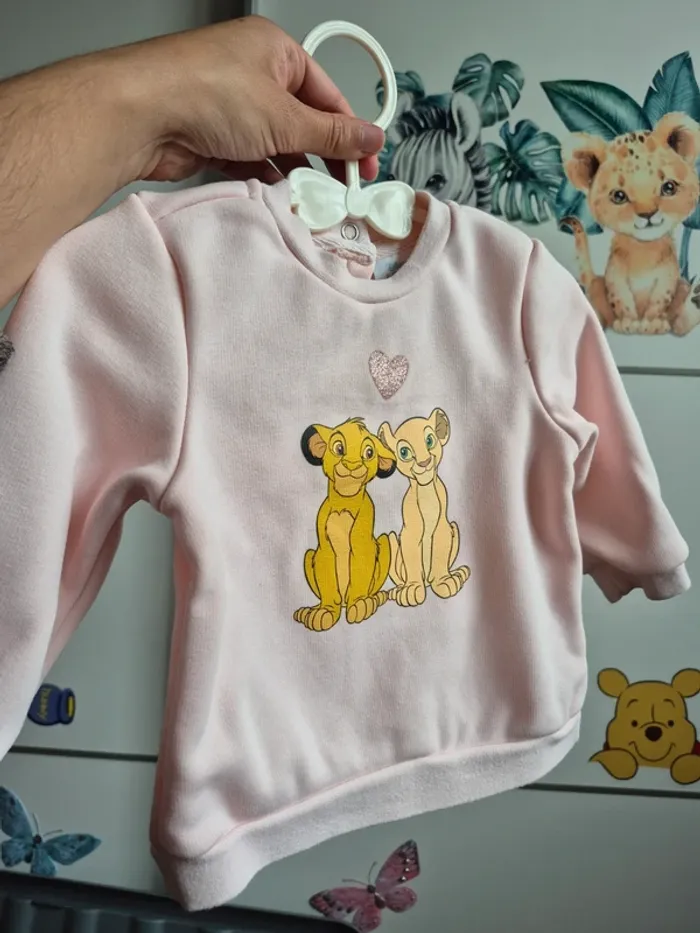 Pull disney roi lion 9 mois 71cm - photo numéro 3