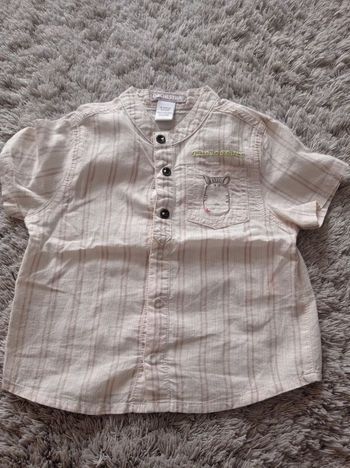Chemise taille 6 mois