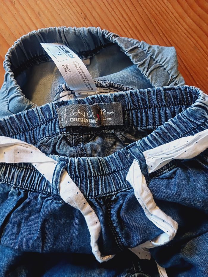 Pantalons fille - 12 mois - photo numéro 2